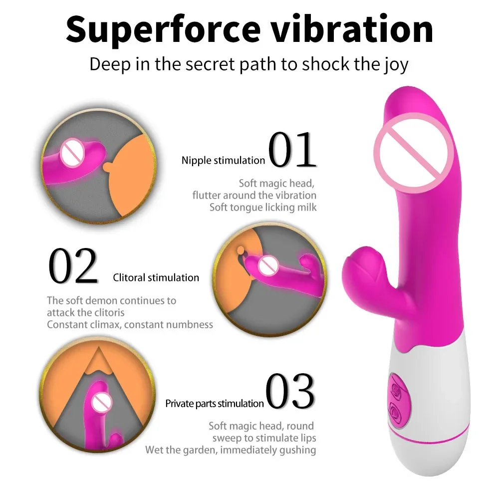 Rabbit Vibrator for Women Vagina G-Spot Nipple Clitoris Stimulator Thrusting Telescopic Rotating Dildo for Adult Sexy Toys Rabbit Vibrator for Women Vagina G-Spot Nipple Clitoris Stimulator Thrusting Telescopic Rotating Dildo for Adult Sexy Toys