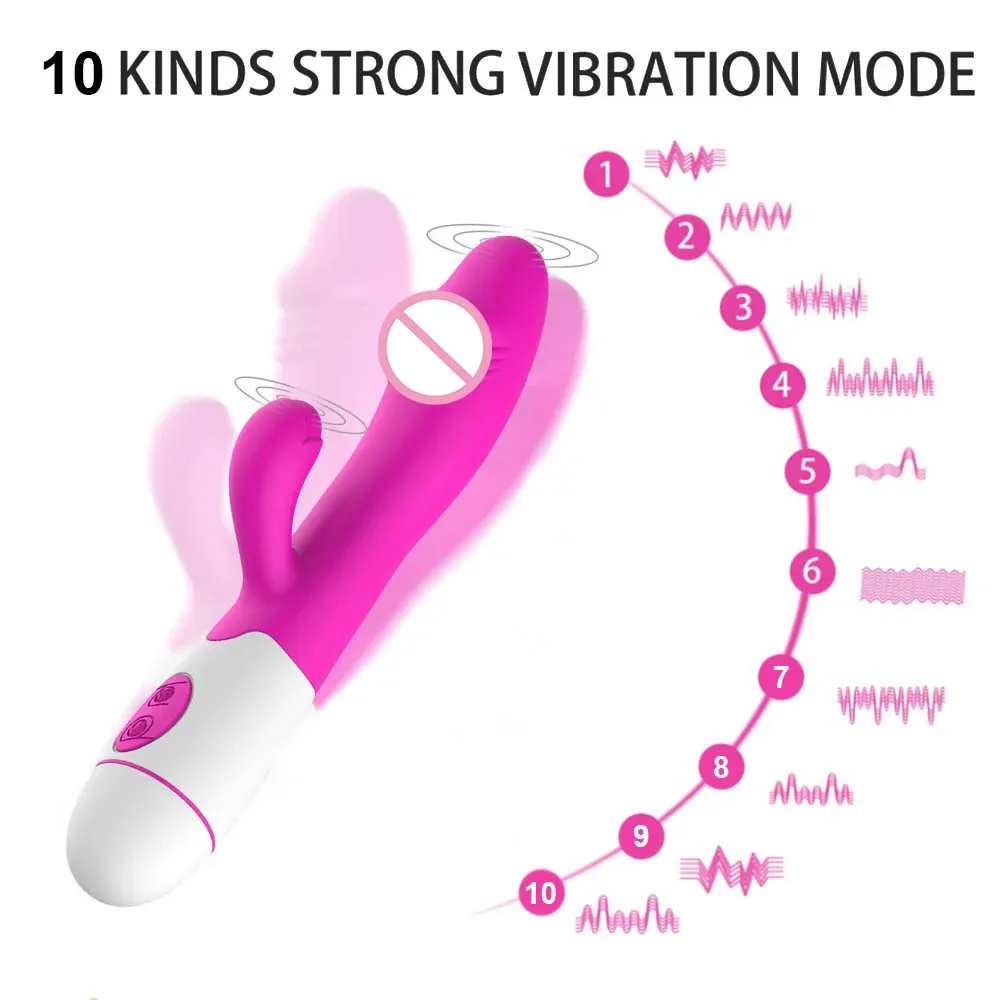 Rabbit Vibrator for Women Vagina G-Spot Nipple Clitoris Stimulator Thrusting Telescopic Rotating Dildo for Adult Sexy Toys Rabbit Vibrator for Women Vagina G-Spot Nipple Clitoris Stimulator Thrusting Telescopic Rotating Dildo for Adult Sexy Toys
