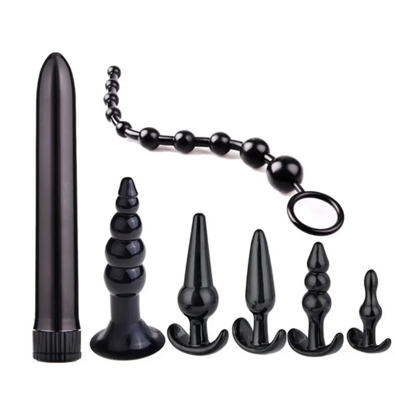 4/5/7/8Pcs/Set Silicone Butt Plug Dildo Masturbation Anal Plug Vaginal Plug Sex Toys Combination Anal Bead Dilator Toys for Gay 4/5/7/8Pcs/Set Silicone Butt Plug Dildo Masturbation Anal Plug Vaginal Plug Sex Toys Combination Anal Bead Dilator Toys for Gay